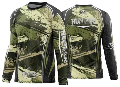 Arte Vetor Estampa Camisa Caça Esportiva 2024 Modelo 09