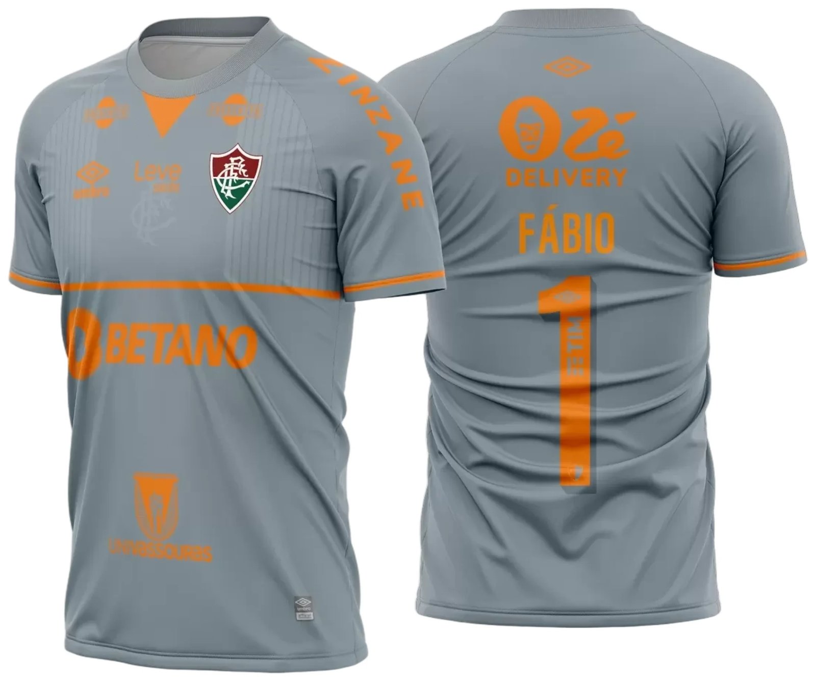 Arte Vetor Estampa Camisa Fluminense Goleiro I 2023 2024