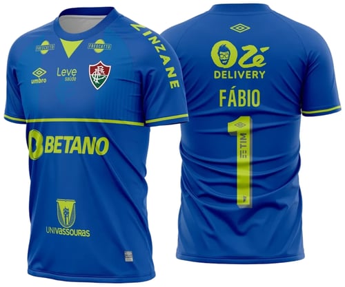 Arte Vetor Estampa Camisa Fluminense Goleiro III 2023 2024