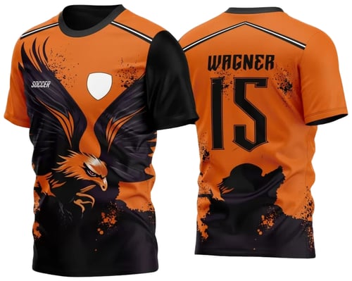 Arte Vetor Estampa Camisa InterClasse Águia Modelo 04