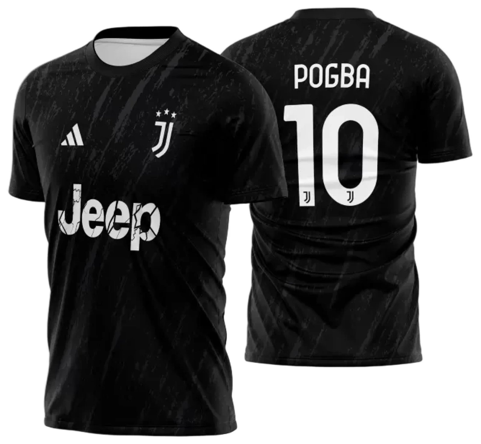 Arte Vetor Estampa Camisa Juventus Concept Kit Black 2023 02