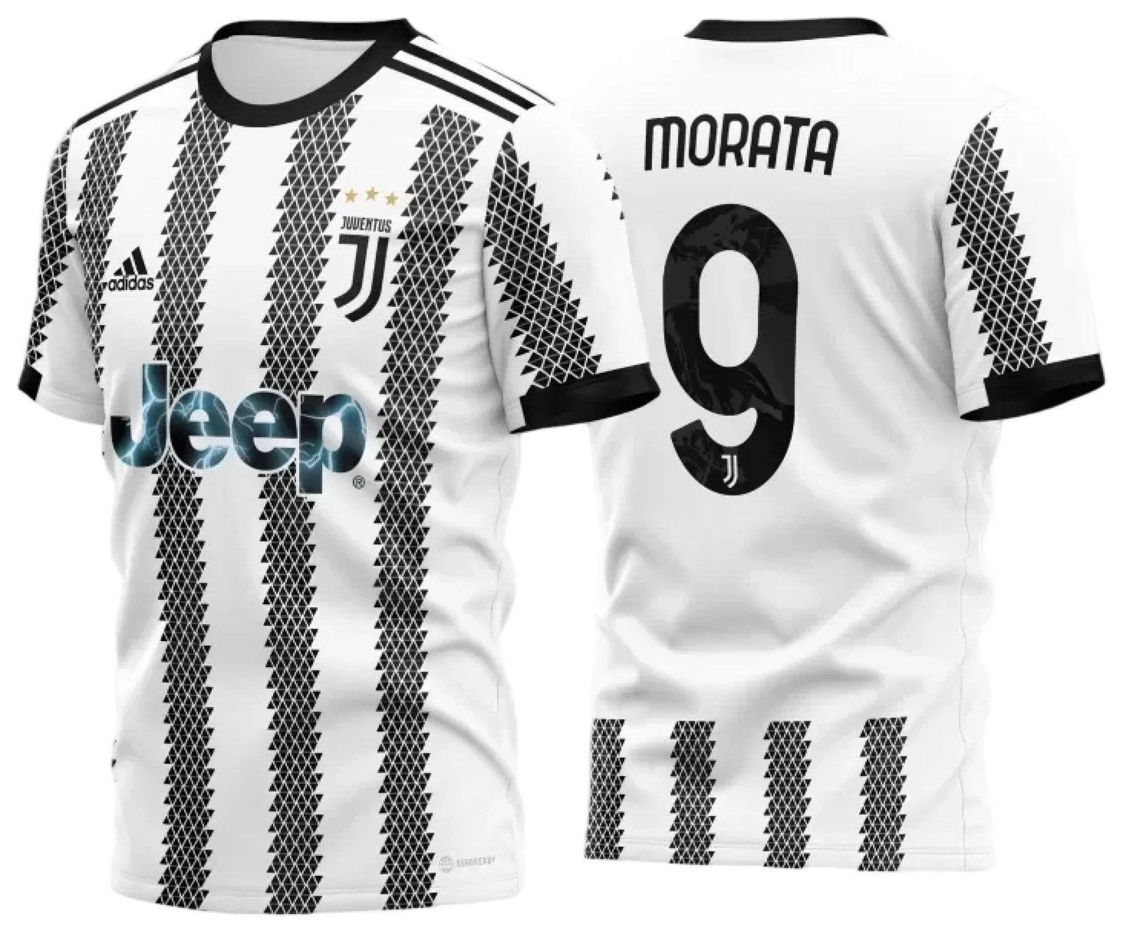 Arte Vetor Estampa Camisa Juventus Titular 2022-23 02