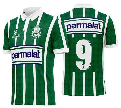 Arte Vetor Estampa Camisa Palmeiras Titular 1993-94