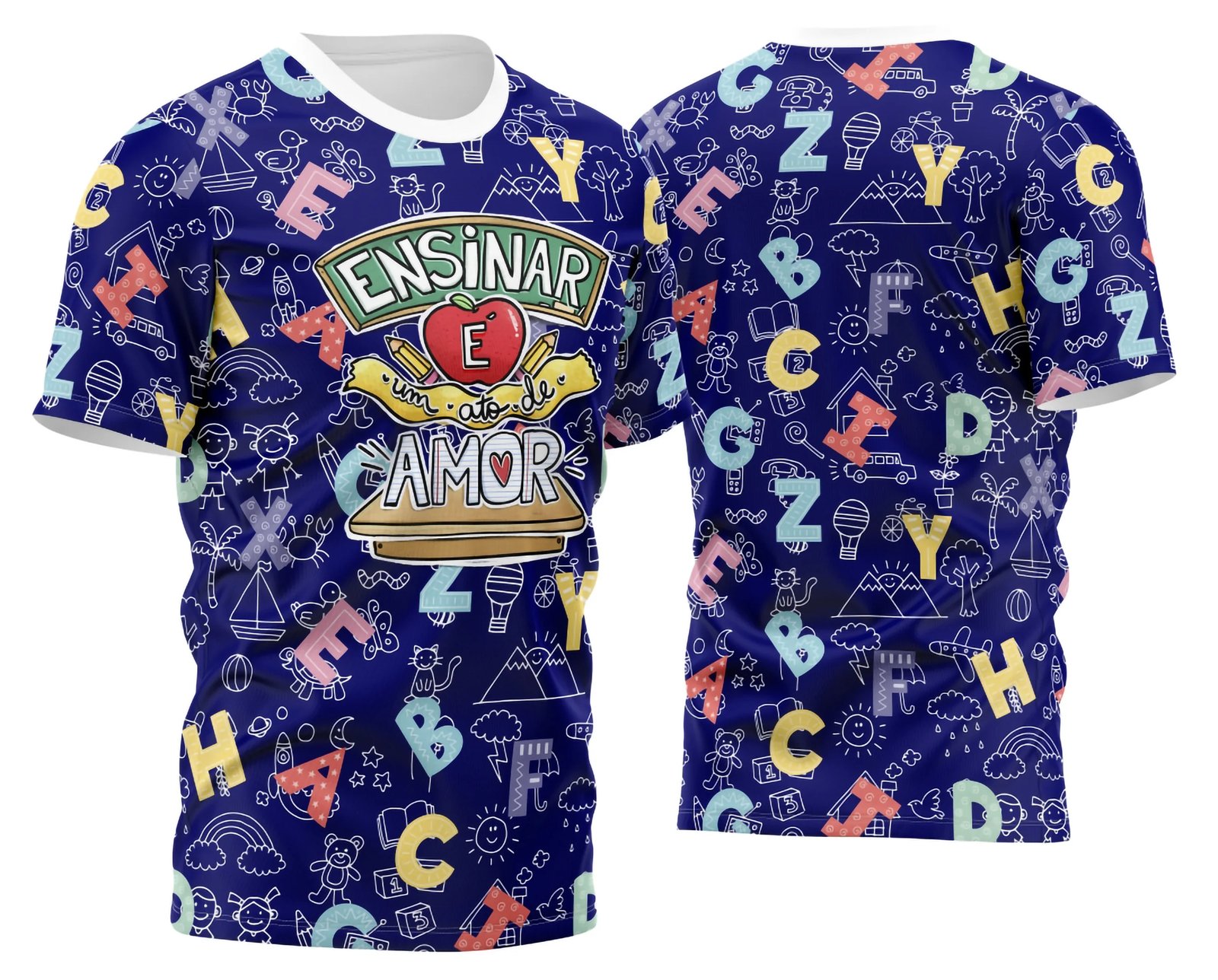 Arte Camisa Professora Personalizada