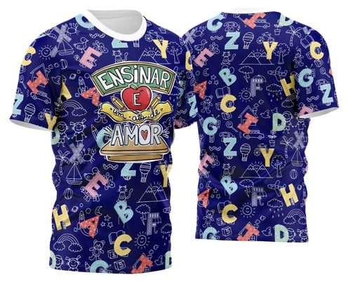 Arte Camisa Professora Personalizada