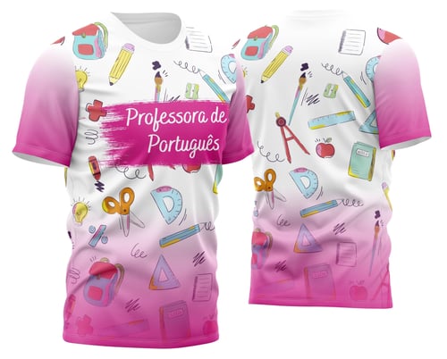 Arte Camisa Professora Personalizada