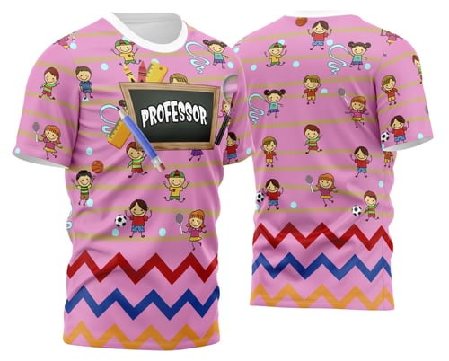 Arte Camisa Professora Personalizada