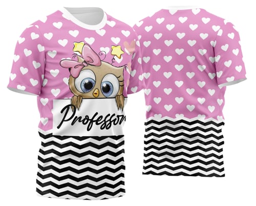 Arte Camisa Professora Personalizada