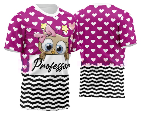 Arte Camisa Professora Personalizada