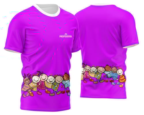 Arte Camisa Professora Personalizada