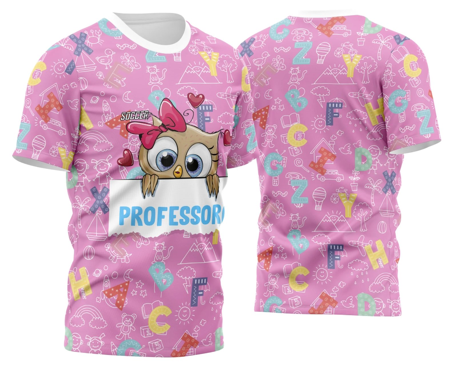 Arte Camisa Professora Personalizada