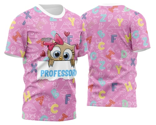 Arte Camisa Professora Personalizada
