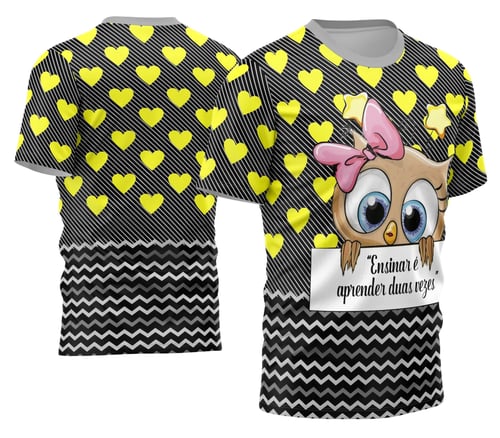 Arte Camisa Professora Personalizada