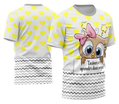 Arte Camisa Professora Personalizada