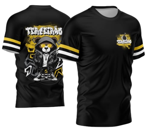 Arte Vetor Estampa Camisa Terceirão Urso 2026 - Modelo 02