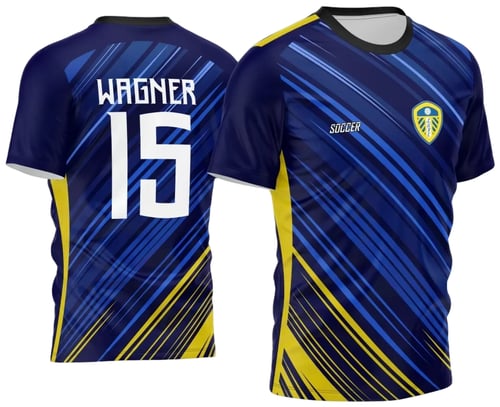 Arte Vetor Estampa Camisa Time Amador Futebol 2024 Faixas