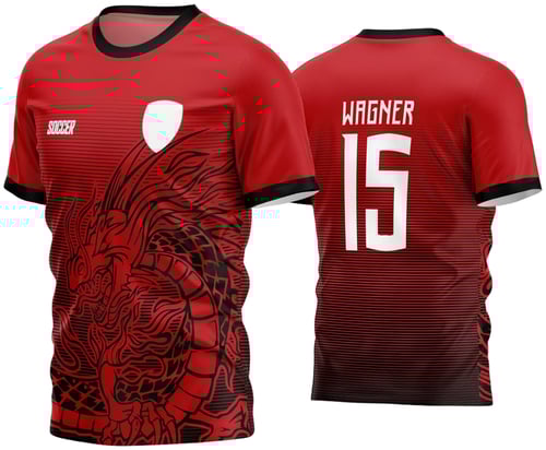 Arte Vetor Estampa Camisa Time Amador Futebol 2024