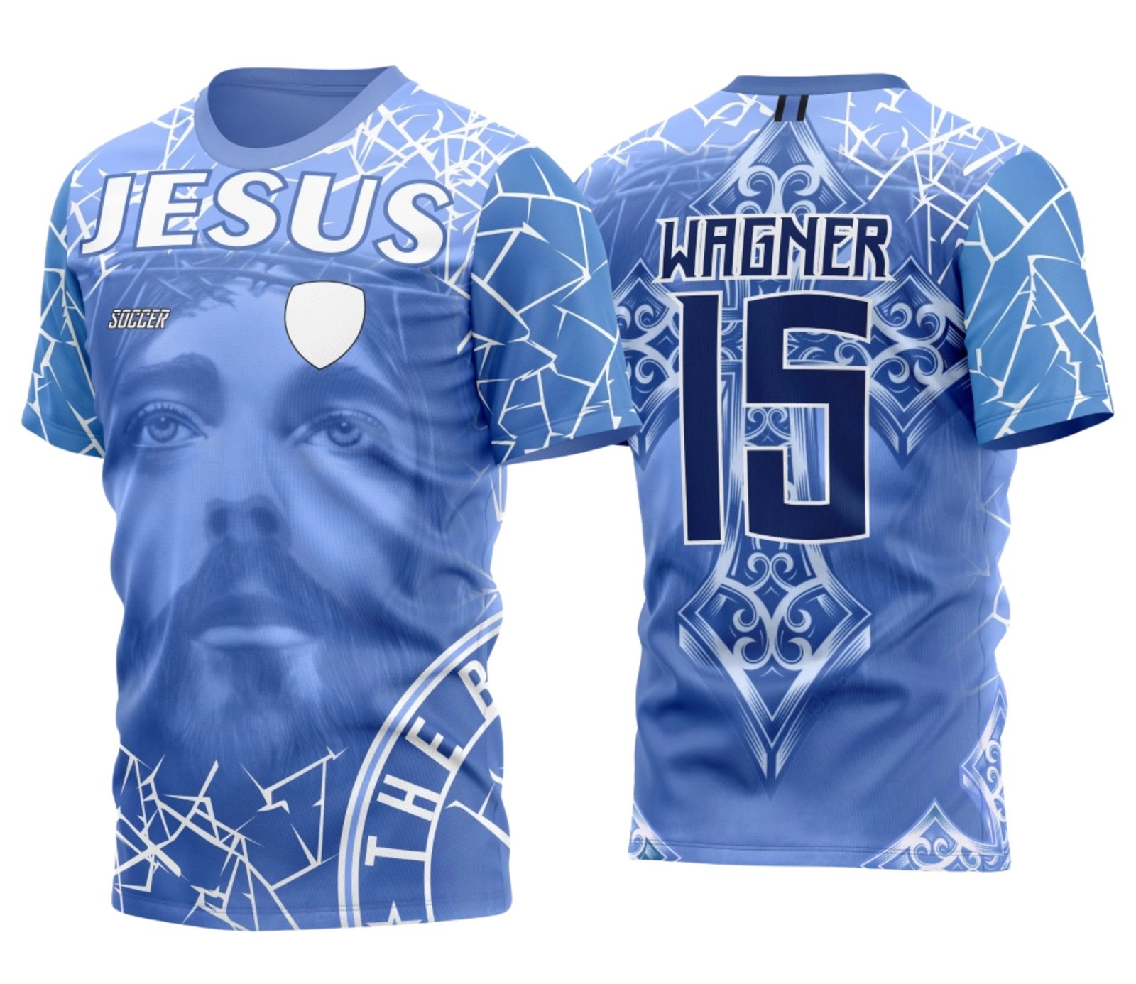 Arte Vetor Estampa Camisa Time Jesus