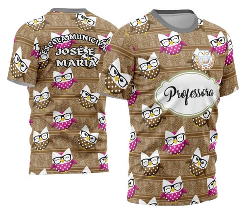 Arte Camisa Professora Personalizada