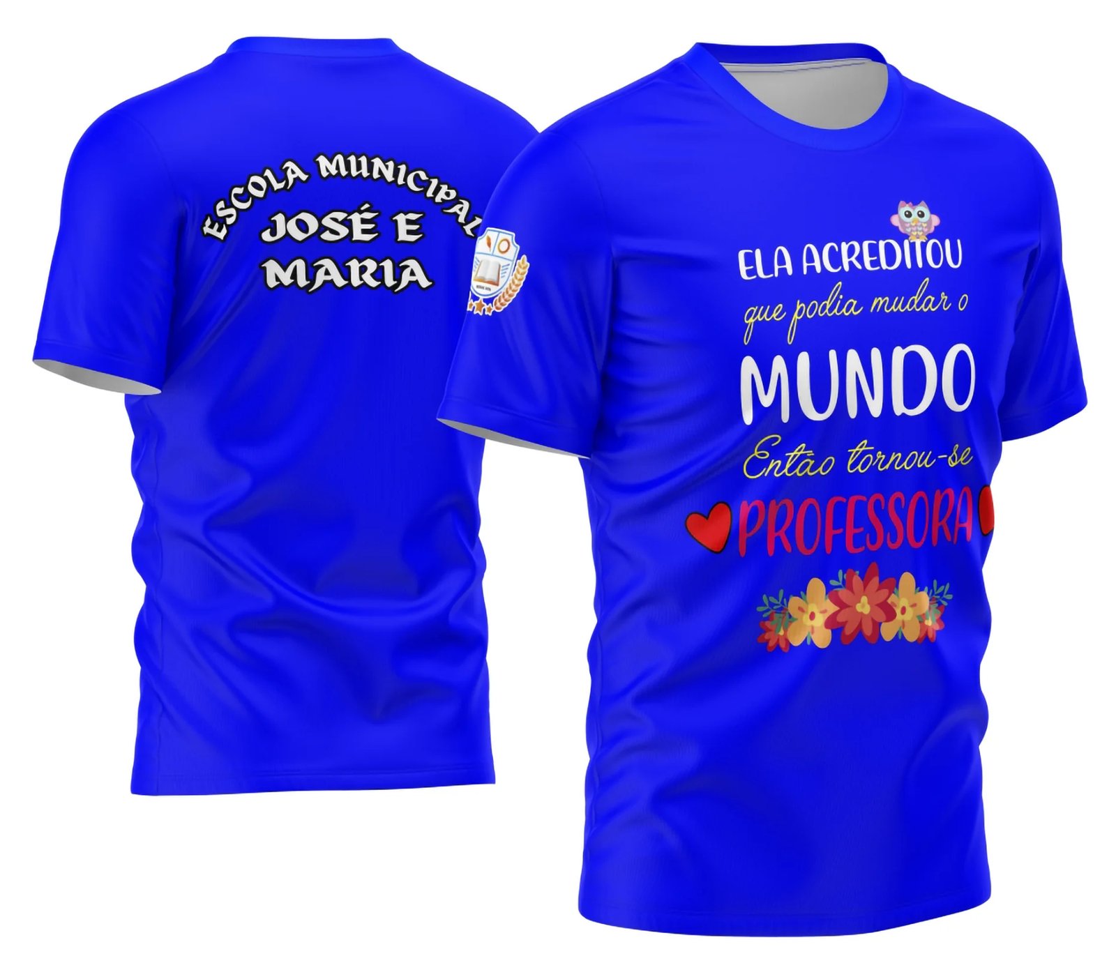 Arte Camisa Professora Personalizada