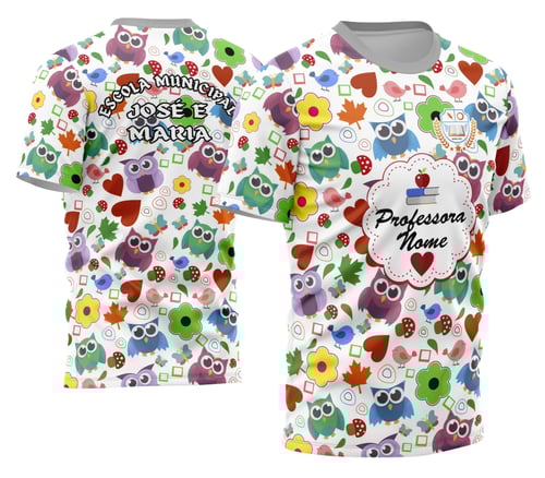 Arte Camisa Professora Personalizada