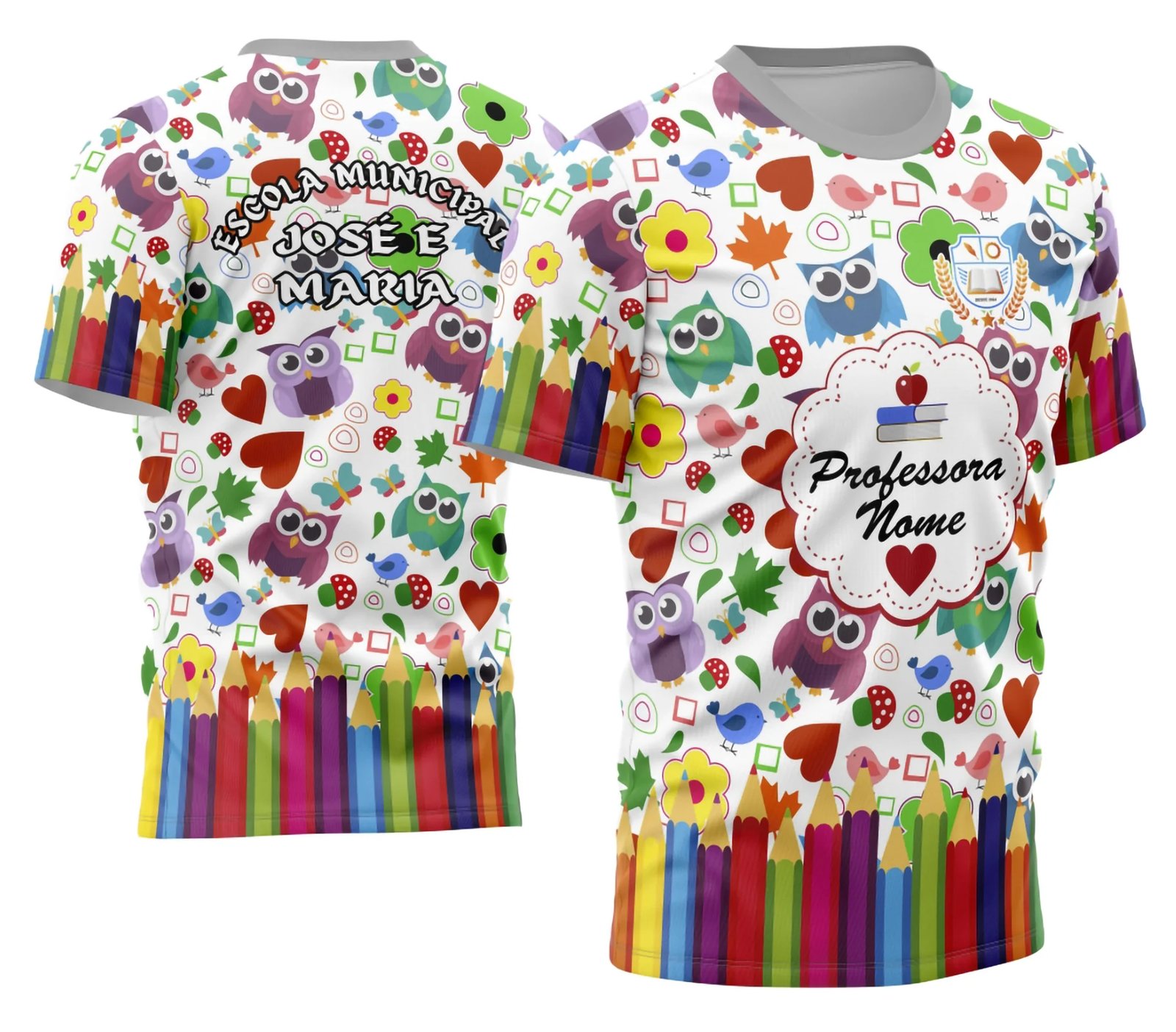 Arte Camisa Professora Personalizada