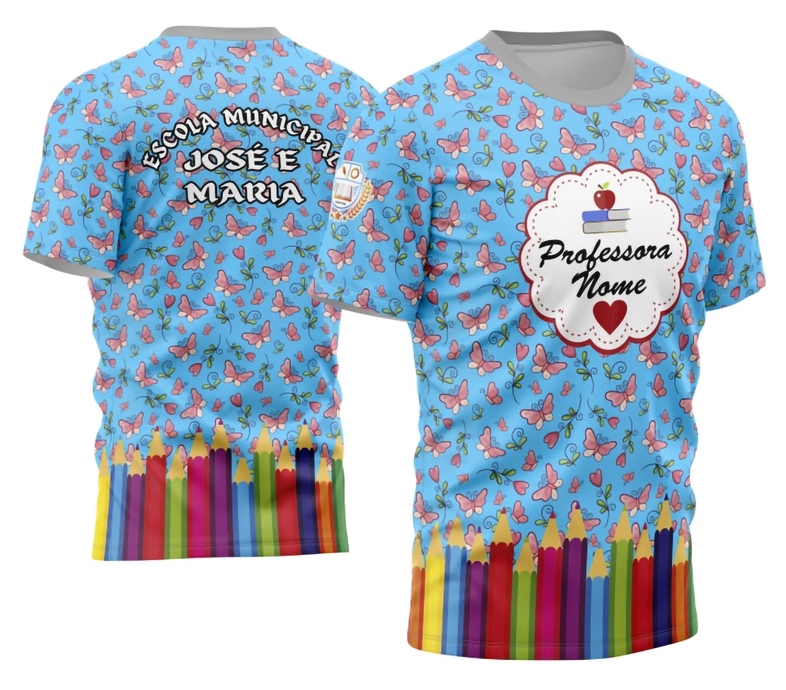 Arte Camisa Professora Personalizada