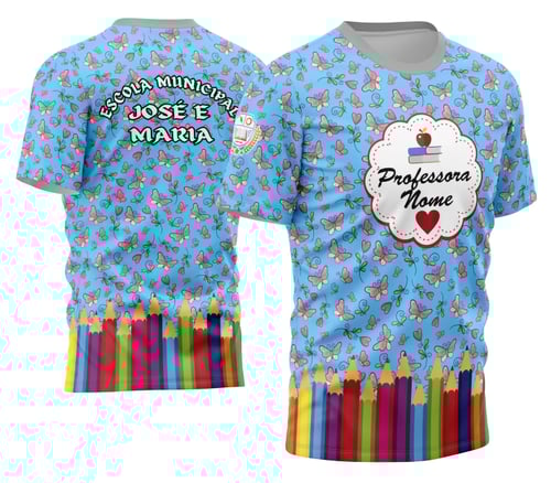 Arte Camisa Professora Personalizada