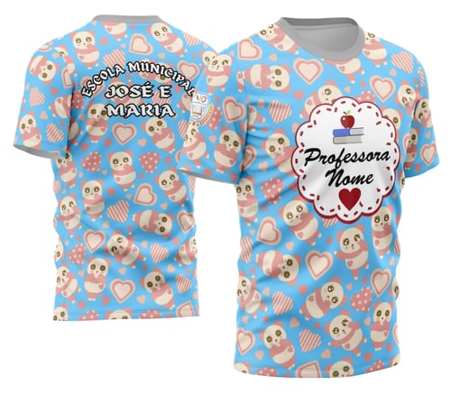 Arte Camisa Professora Personalizada