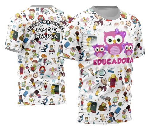 Arte Camisa Professora Personalizada