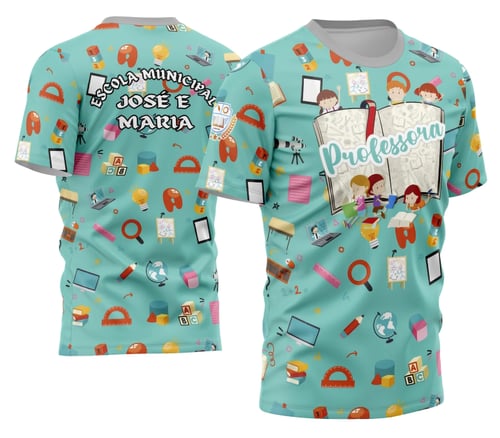 Arte Camisa Professora Personalizada