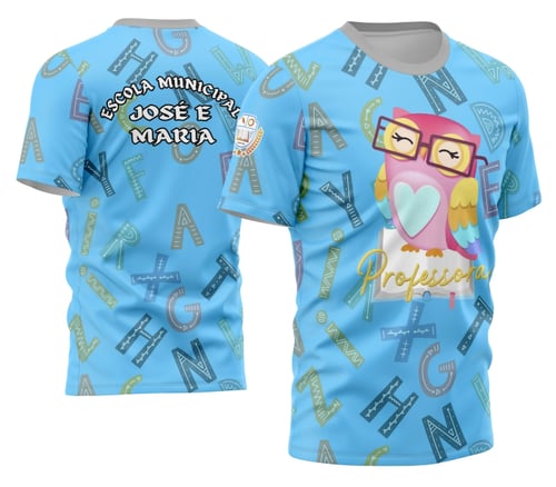 Arte Camisa Professora Personalizada