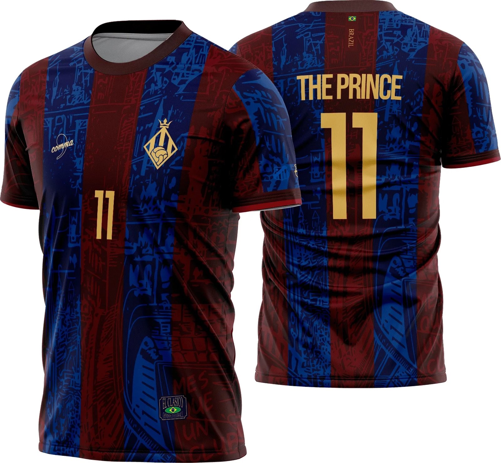 Camisa Barcelona Edition The Prince - Arte Vetor