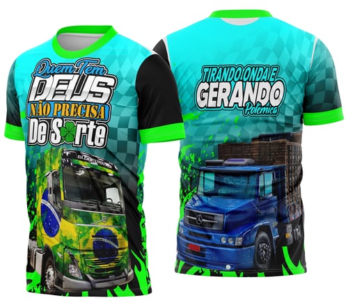 Arte Camisa Caminhoneiro Personalizada