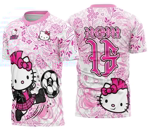 Arte Camisa de Interclasse Hello Kitty Punk
