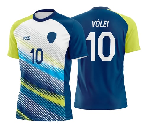 Arte Vetor Camisa de Vôlei - Estampa Camisa de Vôlei