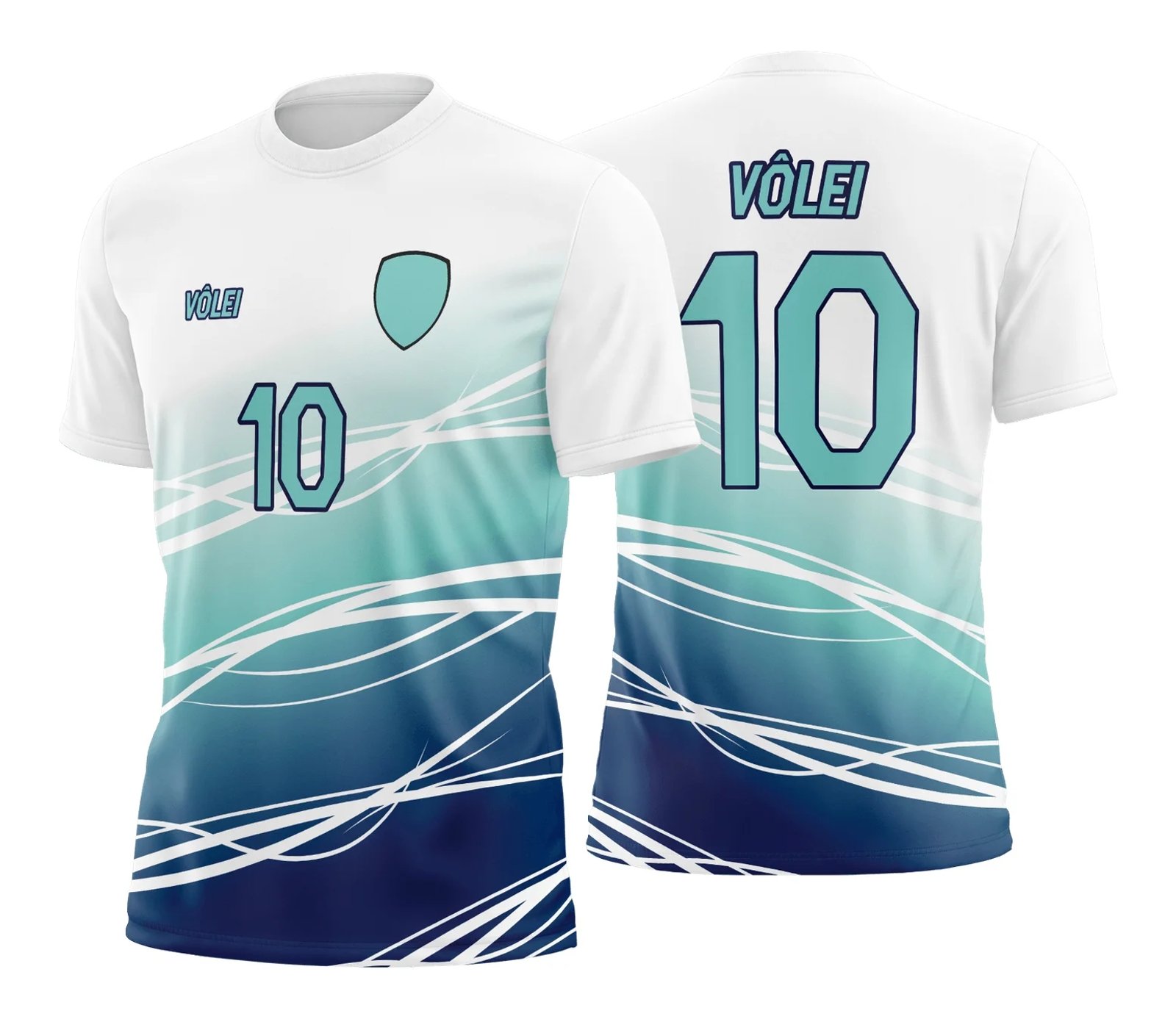 Arte Vetor Camisa de Vôlei - Estampa Camisa de Vôlei