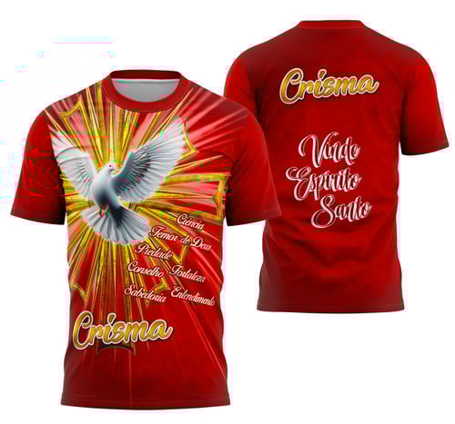 Camisa Religião Crisma 2026 Vermelha