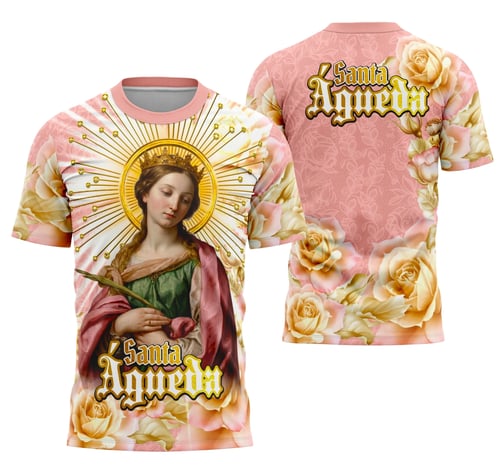 Arte Camisa Santa Águeda Religião Católica