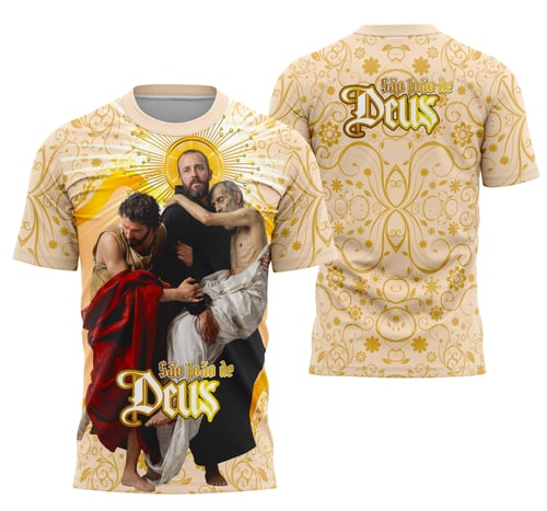 Arte Camisa São João de Deus Religião