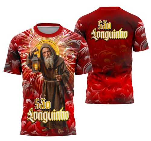 Arte Camisa São Longuinho Religião