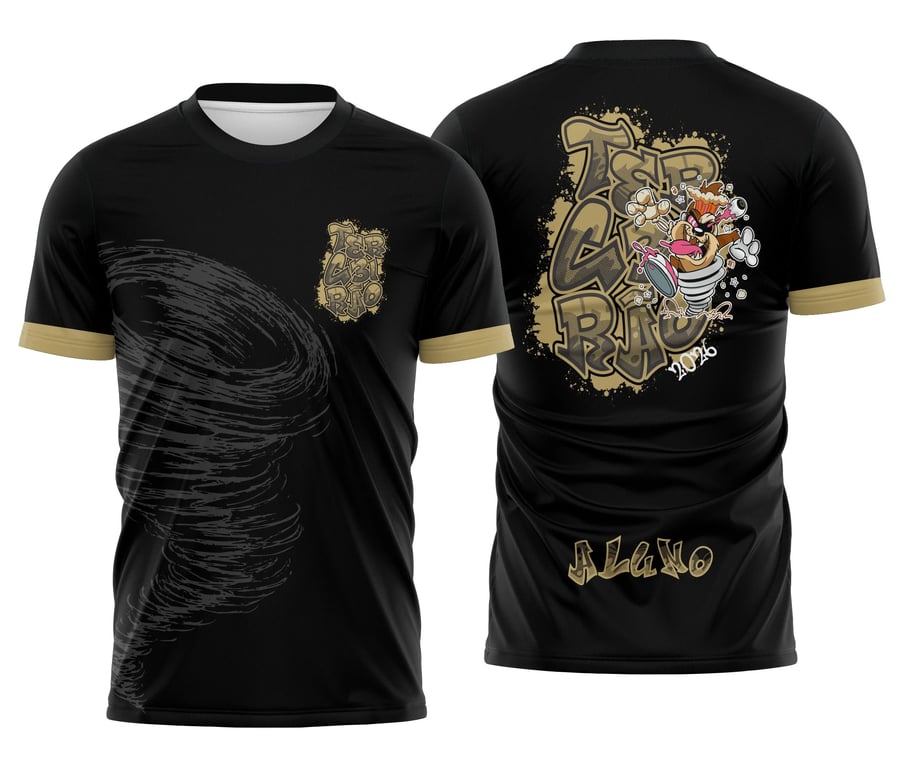 Arte Camisa Terceirão Taz Mania