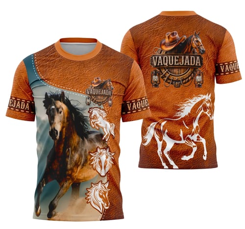 Camisa Vaquejada Cavalgada Rodeio Personalizada