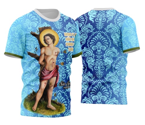 Camisa Religião São Sebastião Modelo 11