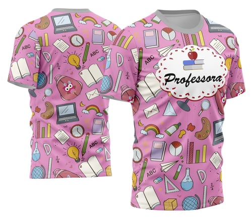 Arte Camisa Professora Personalizada