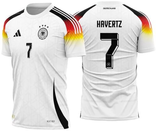 Arte Vetor Camisa Alemanha Titular 2024 - 2025