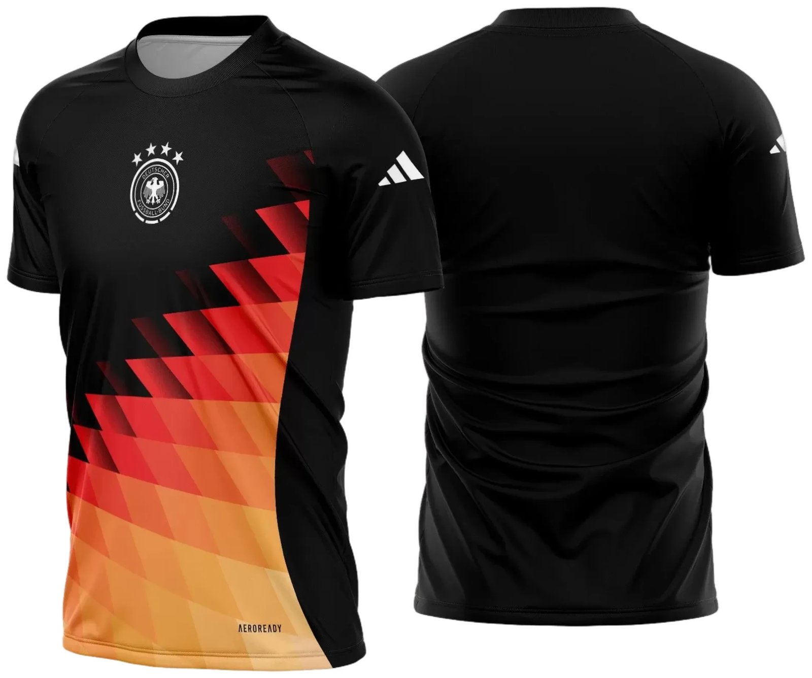 Arte Vetor Camisa Alemanha Pré-Jogo 2024 - 2025