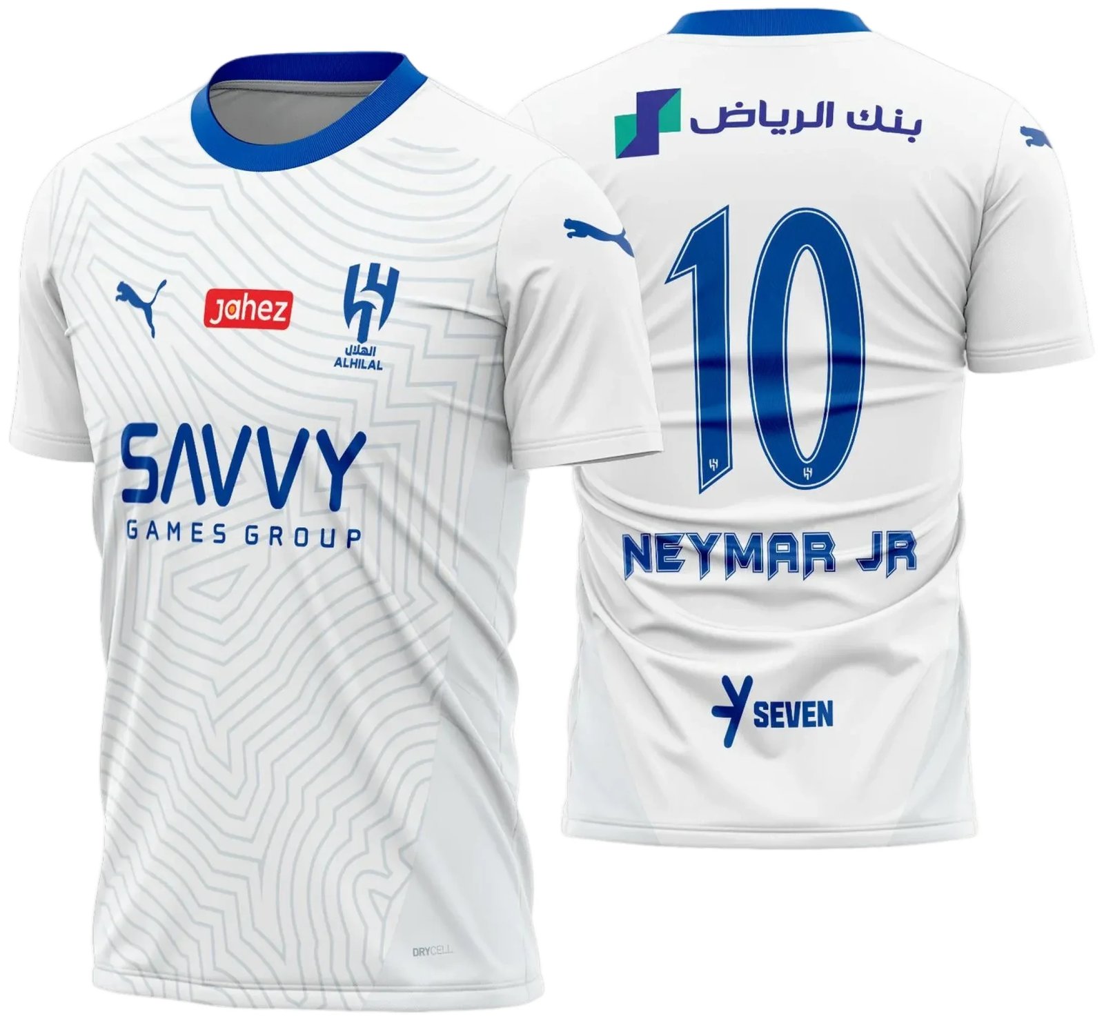  Arte Vetor Camisa Al-Hilal Reserva 2024 - 2025
