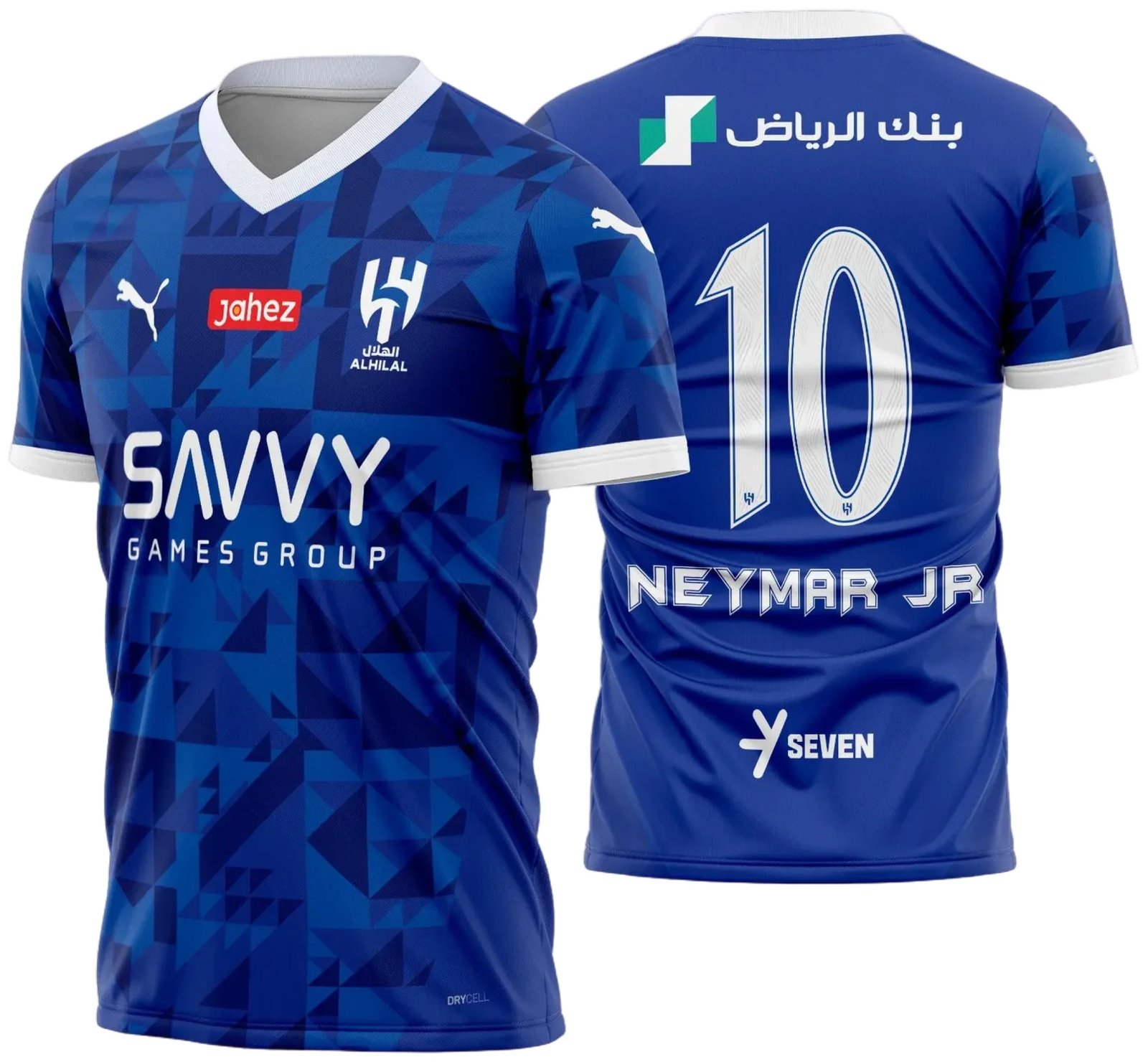  Arte Vetor Camisa Al-Hilal Titular 2024 - 2025
