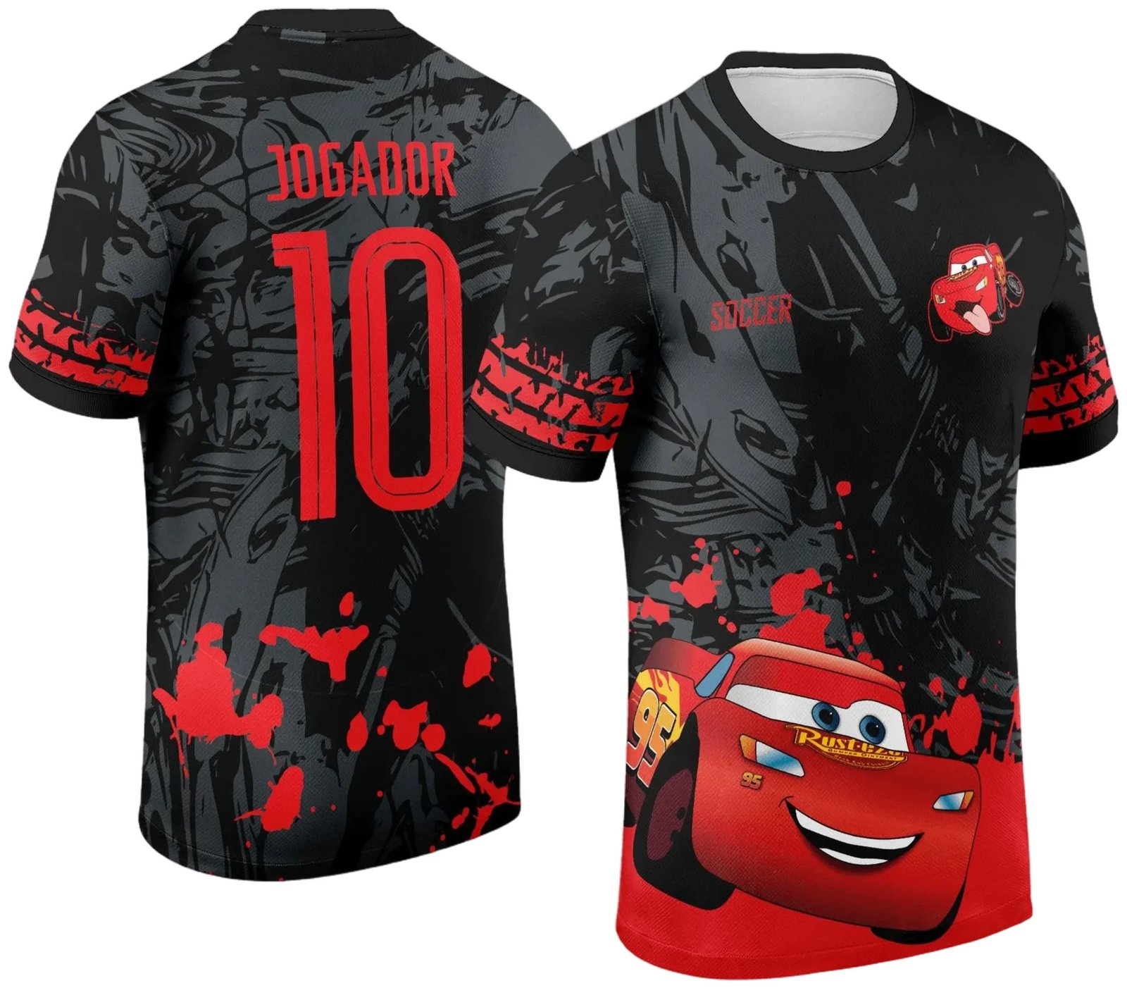 Arte Vetor Camisa de Interclasse Jogos Internos Carros 2024